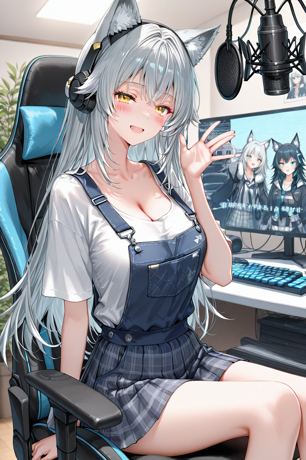 配信者 夢華(ゲーム配信で怒ってるのもありますw)