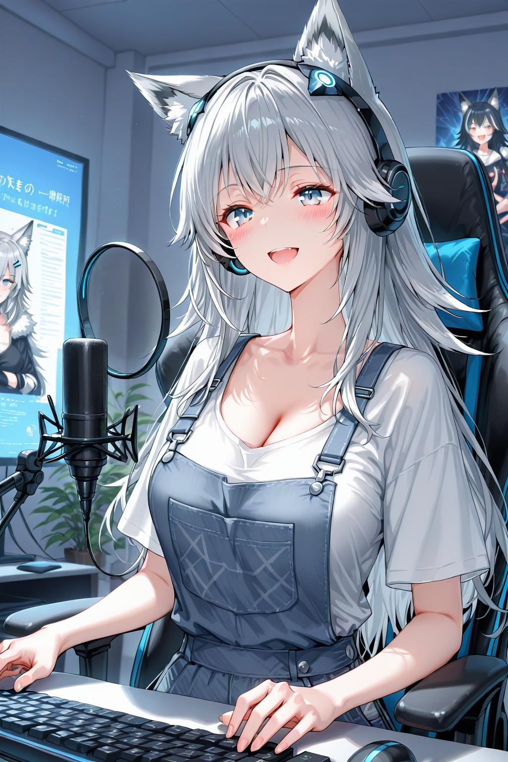 配信者 夢華(ゲーム配信で怒ってるのもありますw)