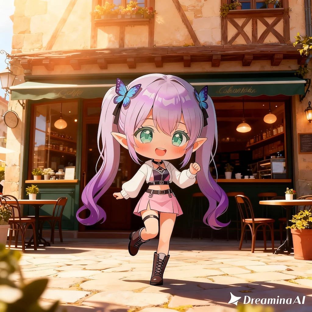 イメチェン🖤💜（ちびキャラver.）