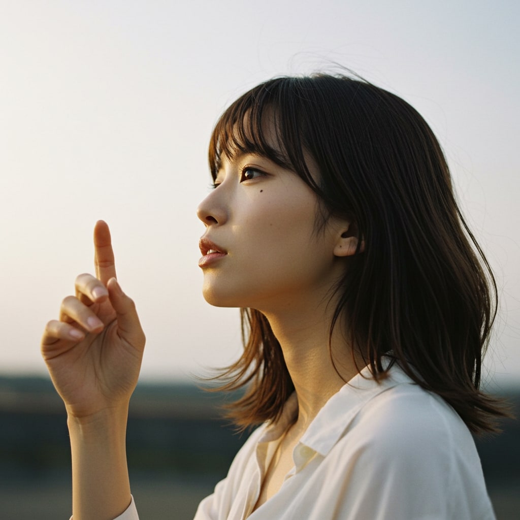 午前中のポートレート