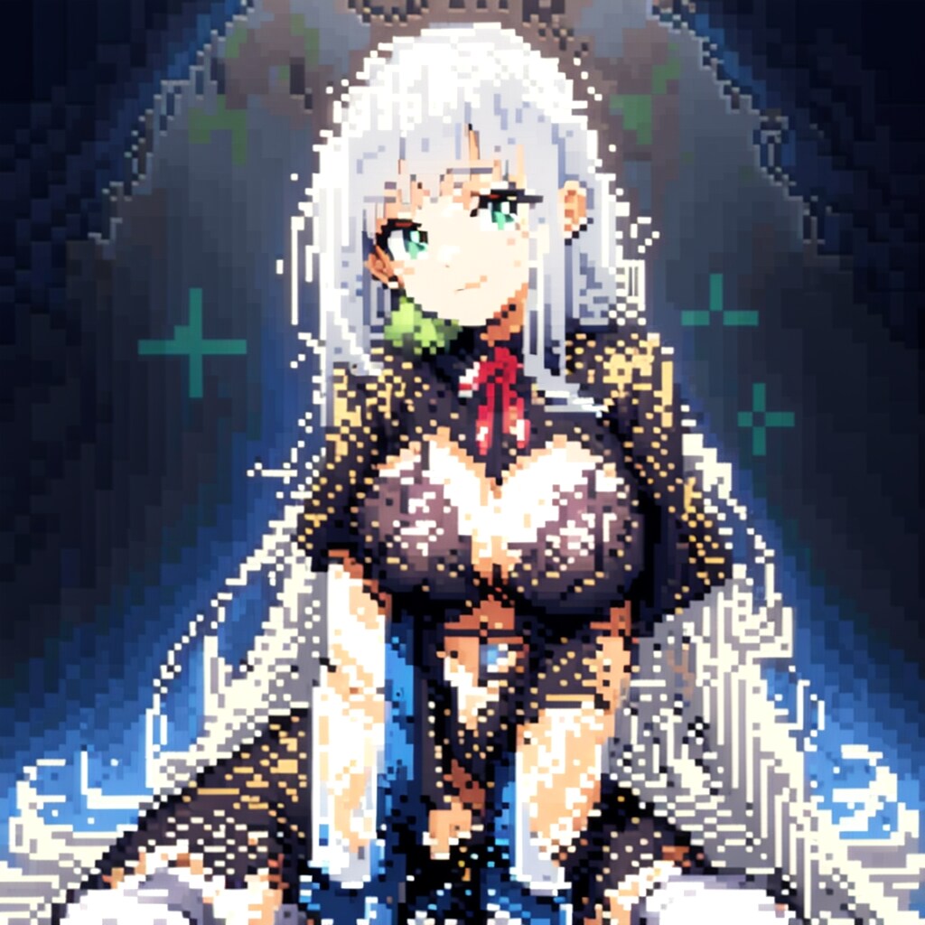 AQUAでピクセルアート | の人気AIイラスト・グラビア