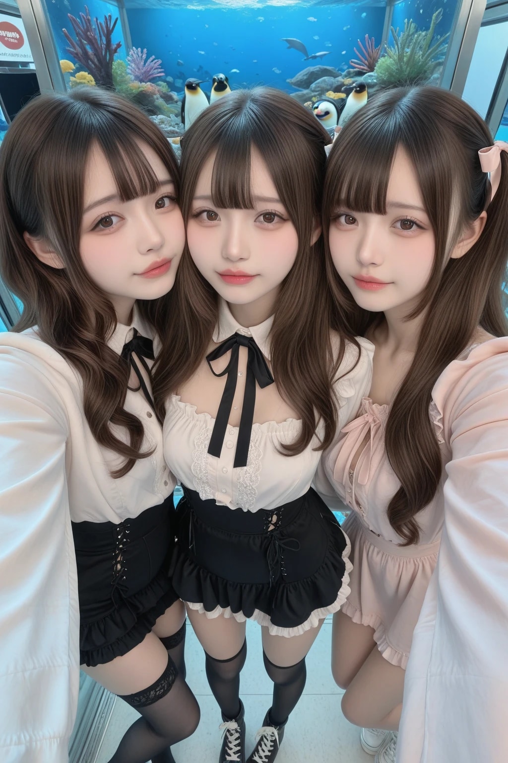 地雷系ちゃんのレズビアン002《水族館デートSeaArt》