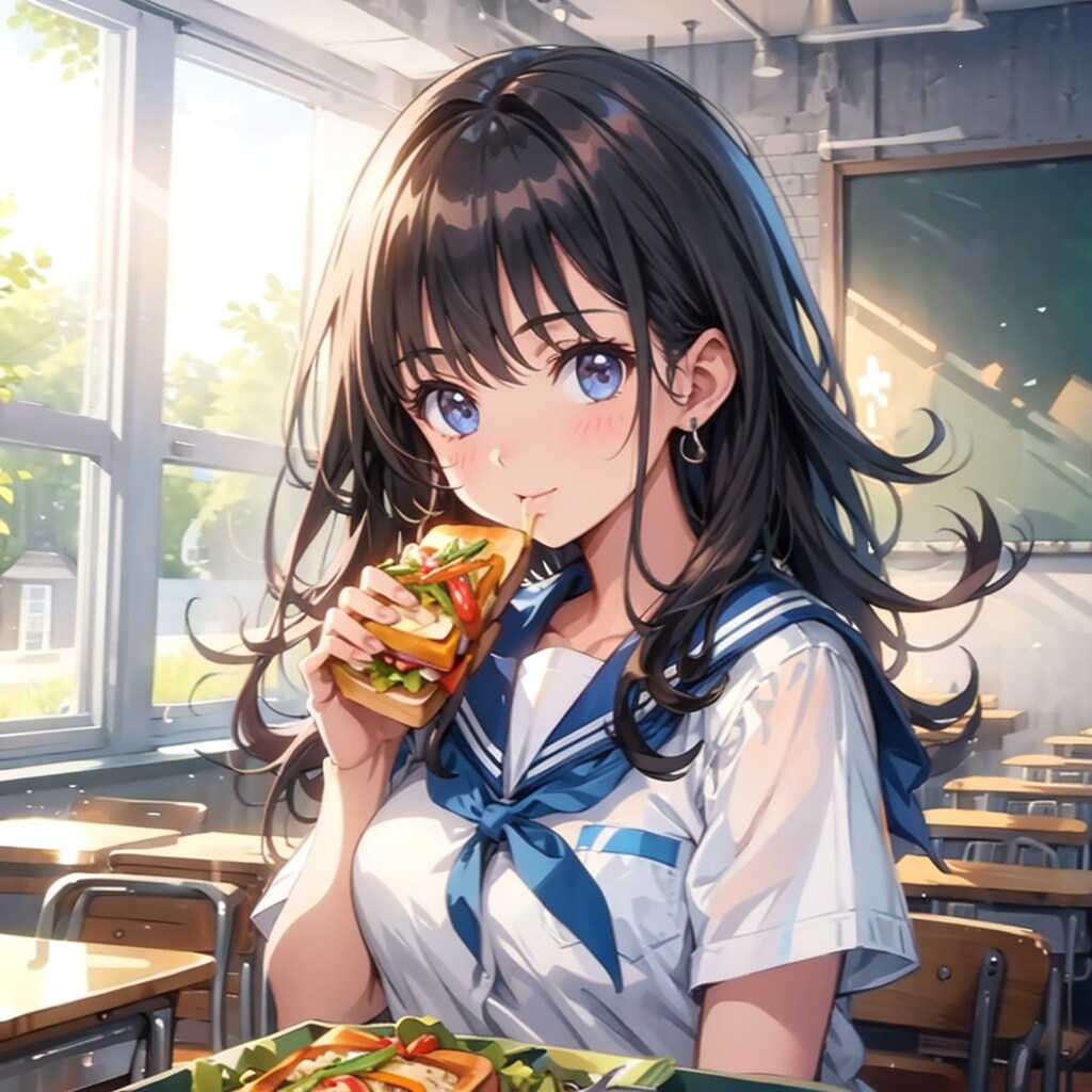 サンドイッチ弁当 | の人気AIイラスト・グラビア