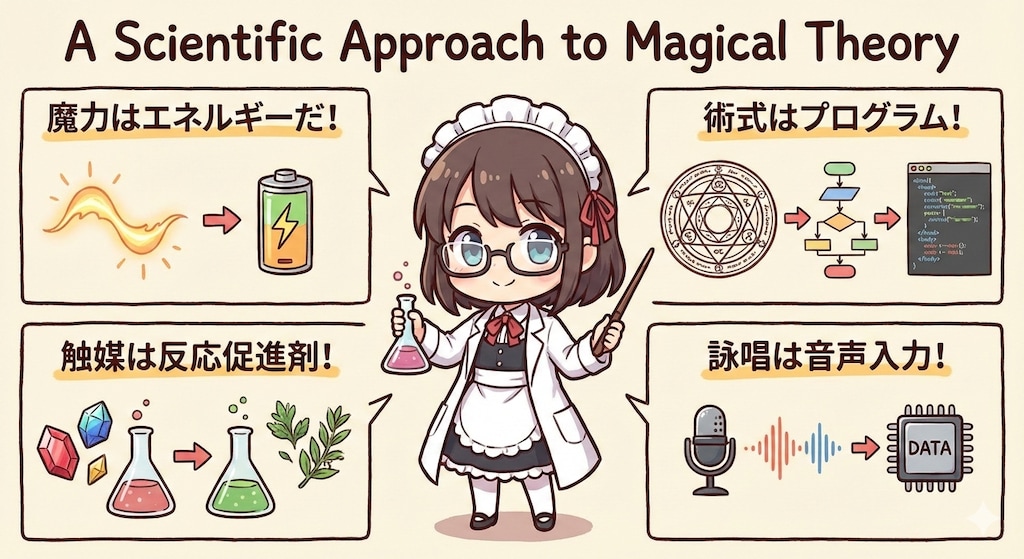魔術を科学するメイドちゃん教授