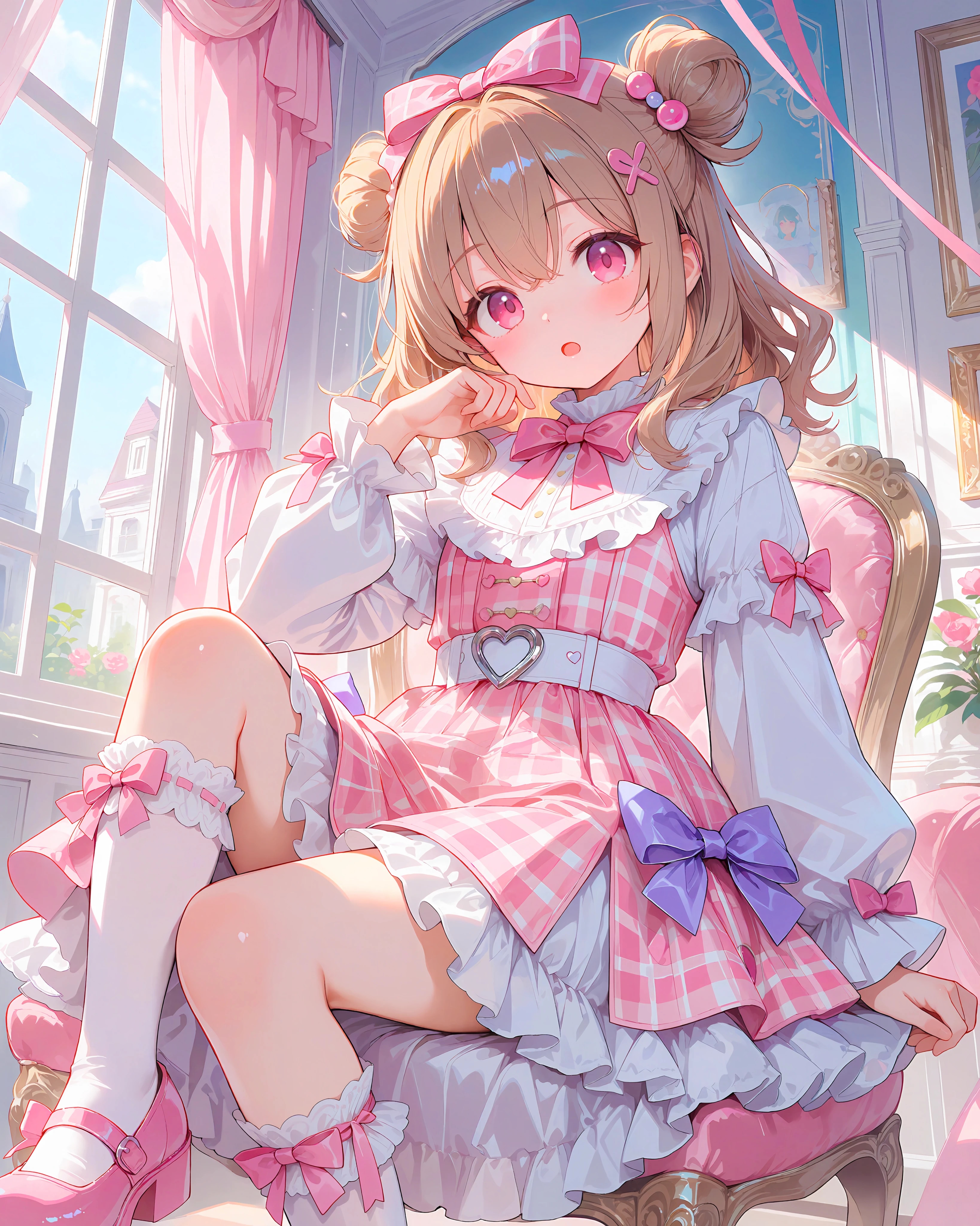 ウエルカムギンガムスイートピンクのさとみん #2