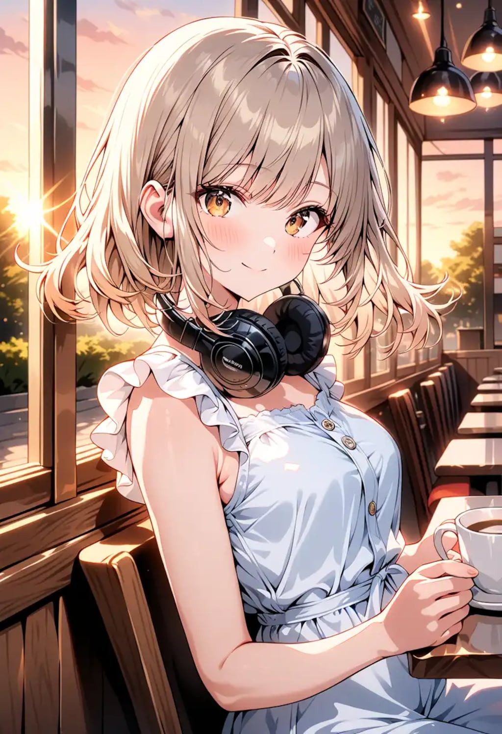 夏の夕方