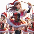 サンタガールマーチング2 11枚目