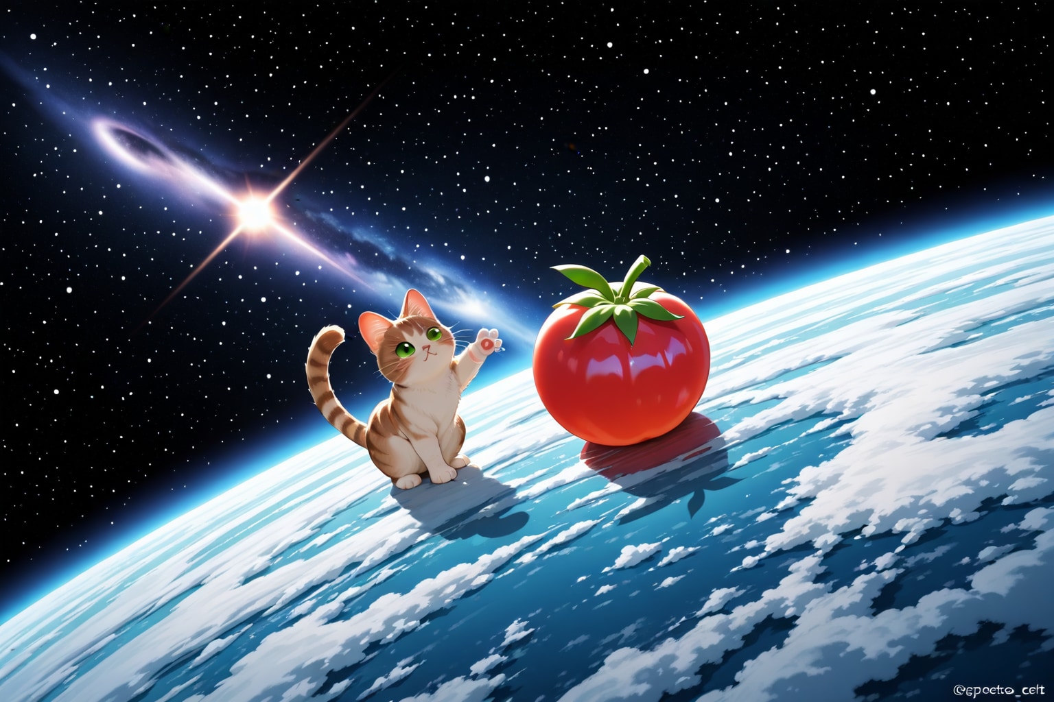 宇宙トマト猫 | の人気AIイラスト・グラビア