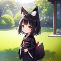 黒狐ちゃん 4枚目
