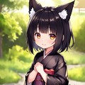 黒狐ちゃん 3枚目