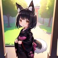 黒狐ちゃん 7枚目