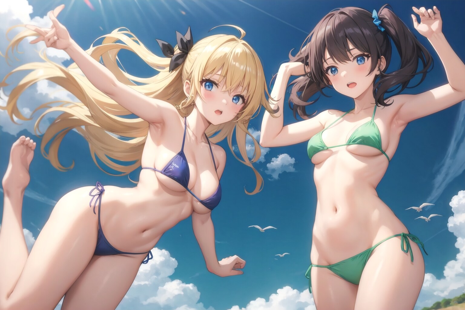 浮かぶ少女たち