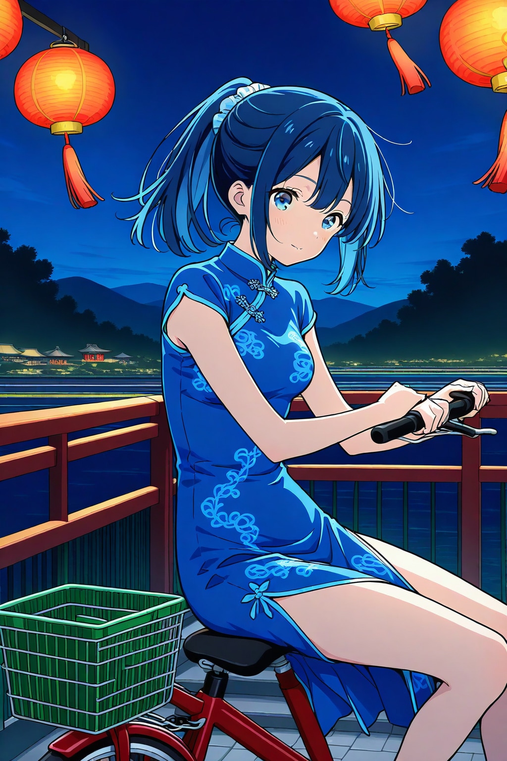 青ぽにちゃん サイクリング_BEHIMOTH