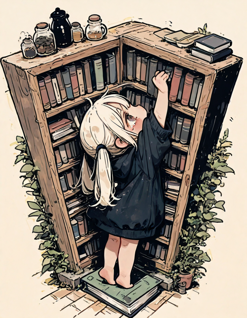 と…届かない…