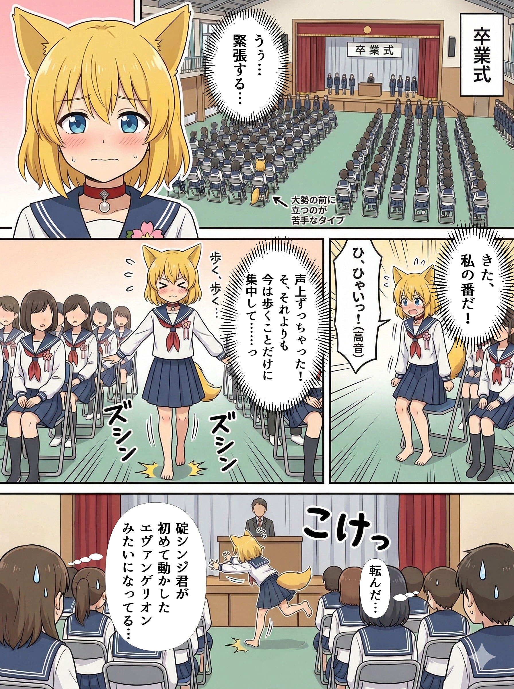 24以上の瞳にさらされると動作がカチコチになるキツネ | の人気AIイラスト・グラビア