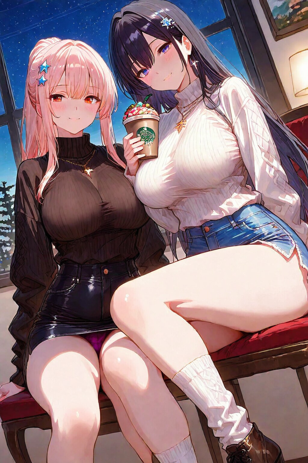 「百合な関係」i2i生成