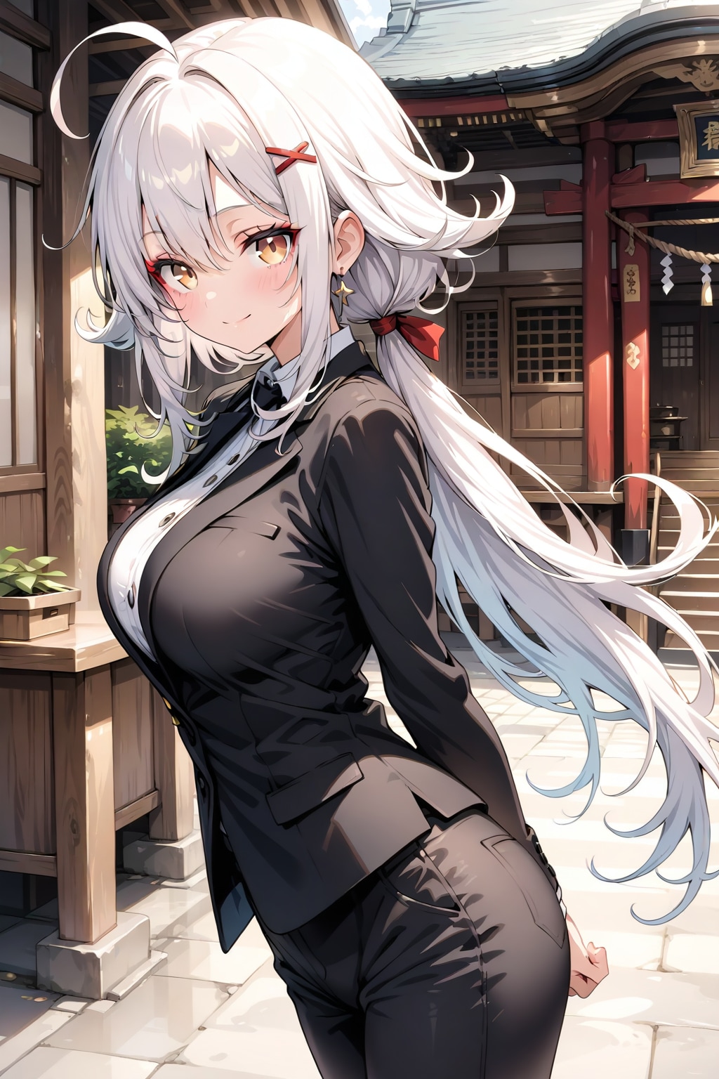 豊穂乃果様でパンツスーツスタイル(∩´∀`∩)💕