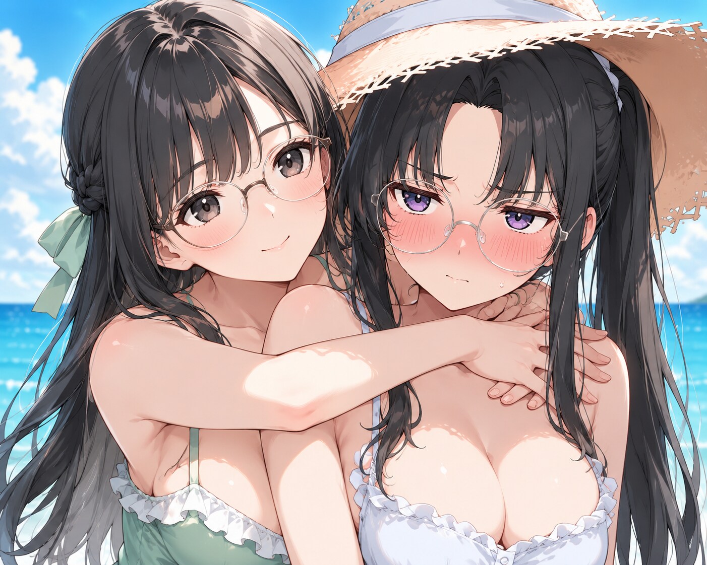 楓ちゃん　と　詩織ちゃん
