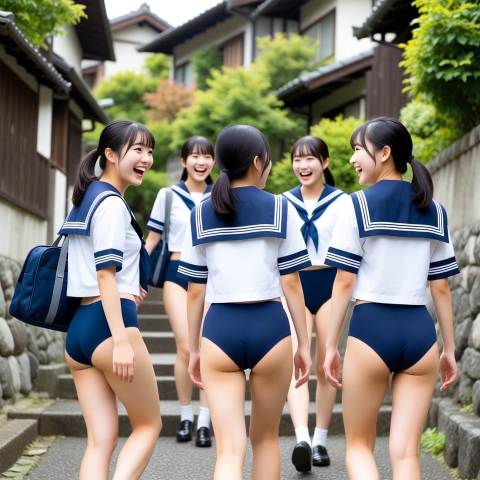 日本の朝の風景