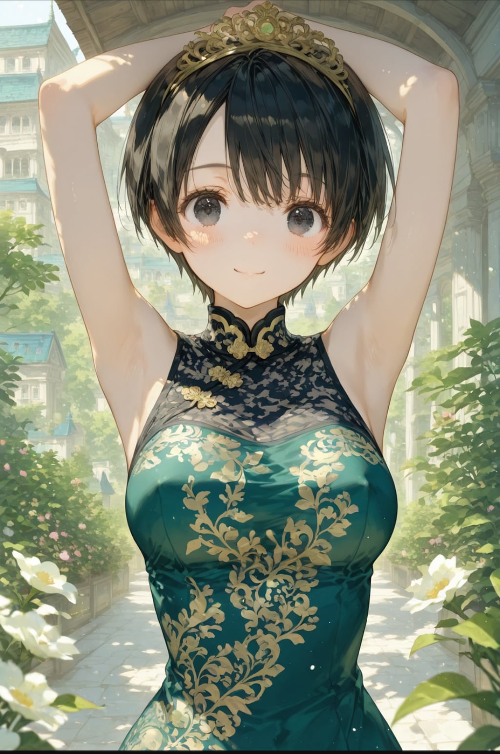 お姫様がお茶したりはしゃいだり