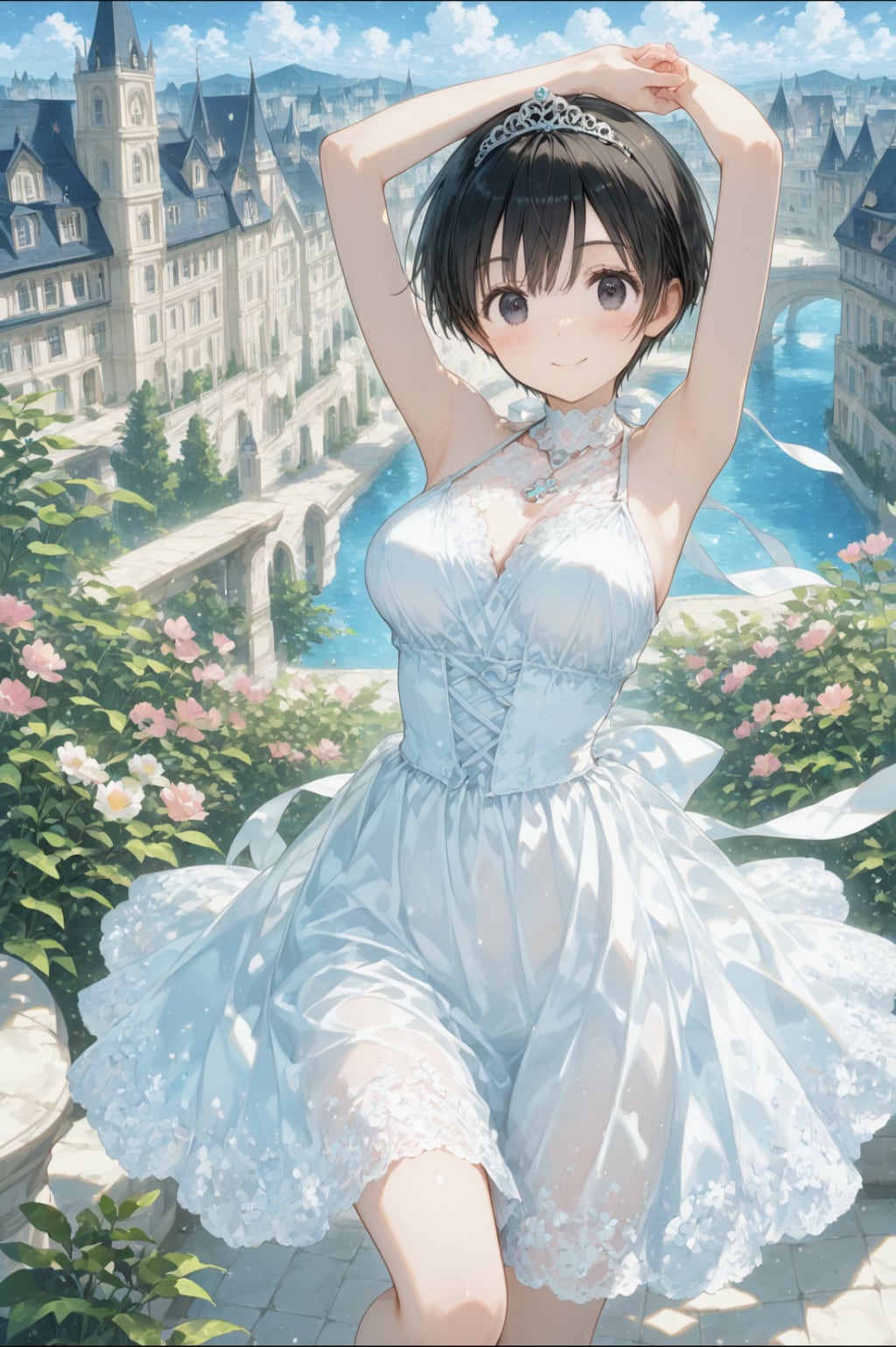 お姫様がお茶したりはしゃいだり