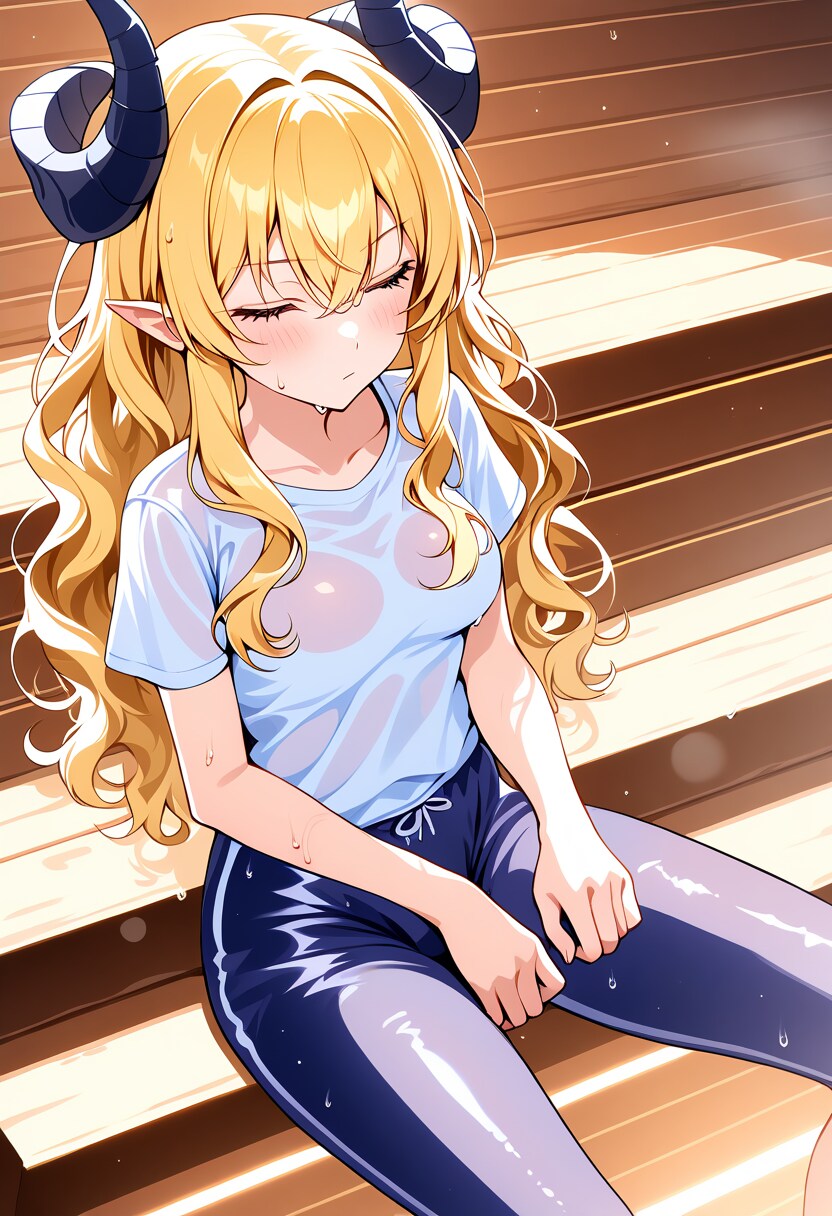 ふぃぃ…効くのう…整っていくのじゃ〜[days AI]