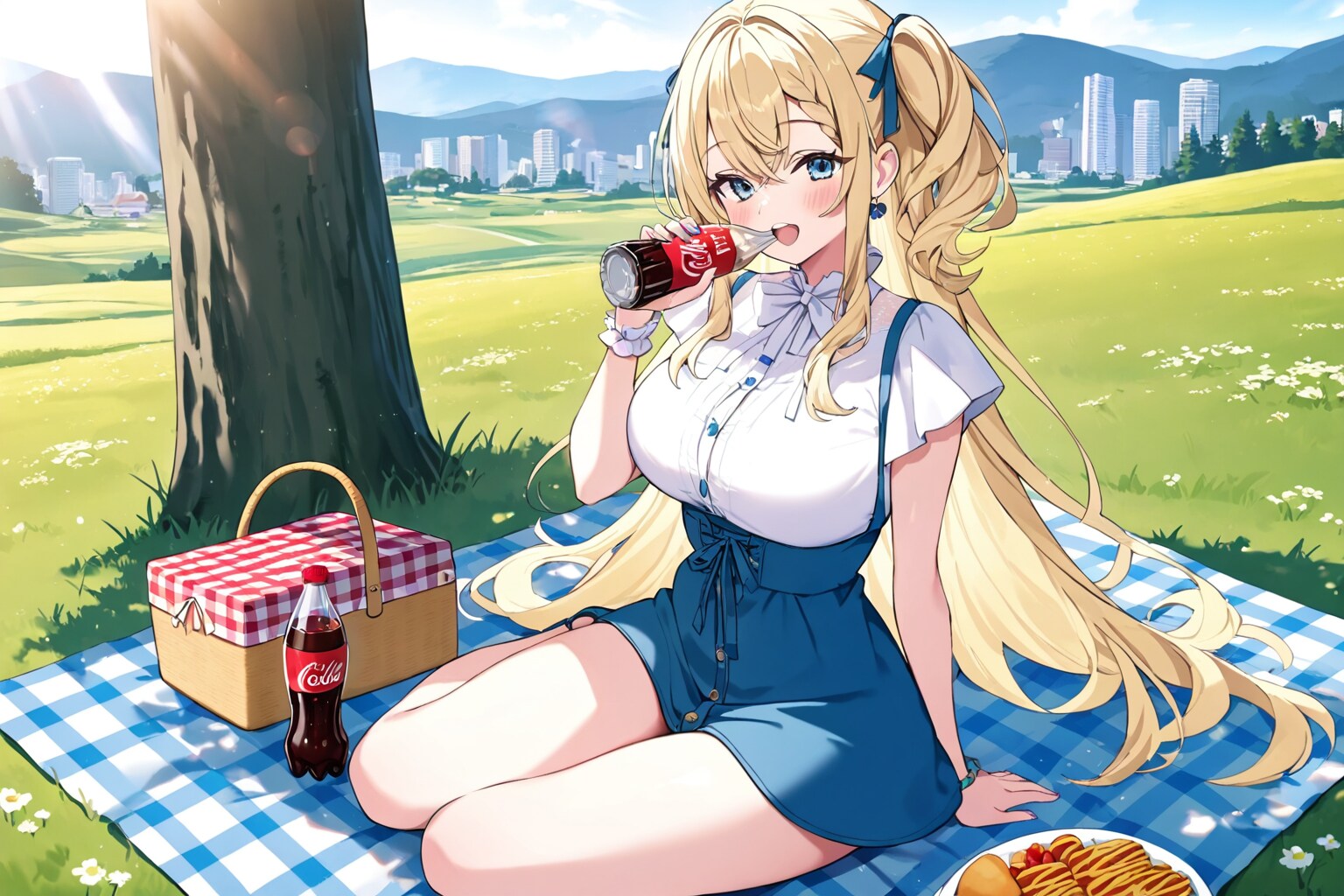 金髪さんピクニック2
