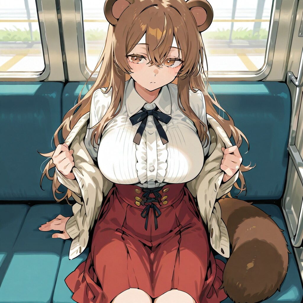 電車たぬきちゃん