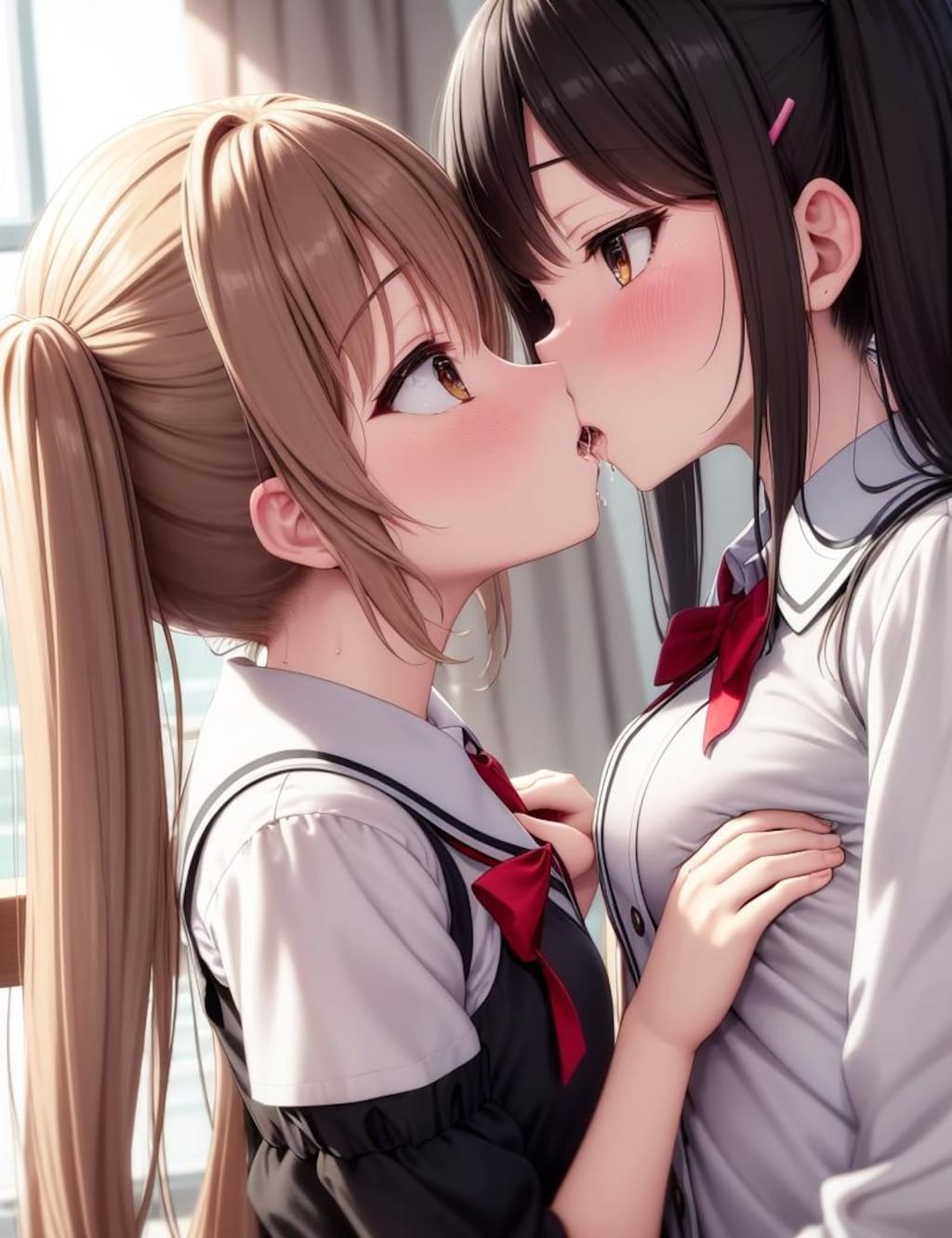 百合 girls kiss_3
