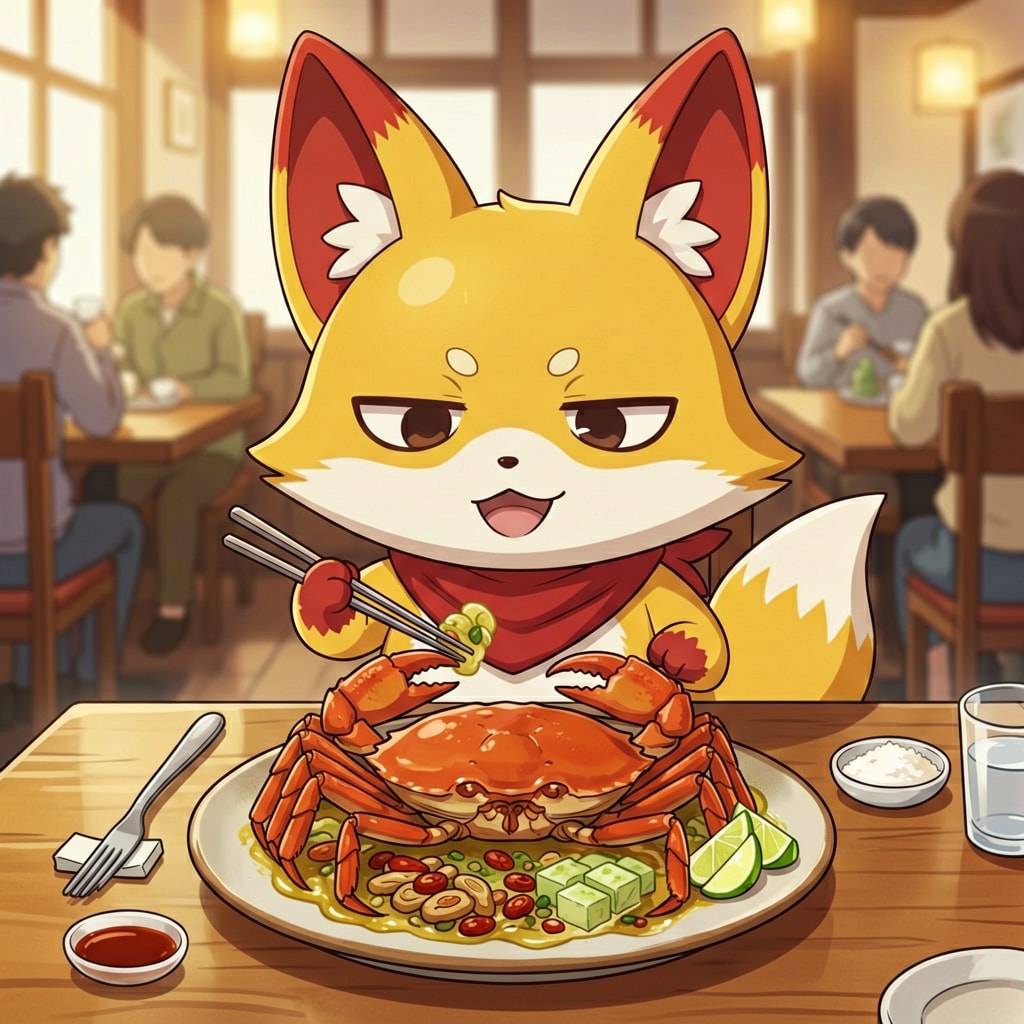 かにをくえるんだな