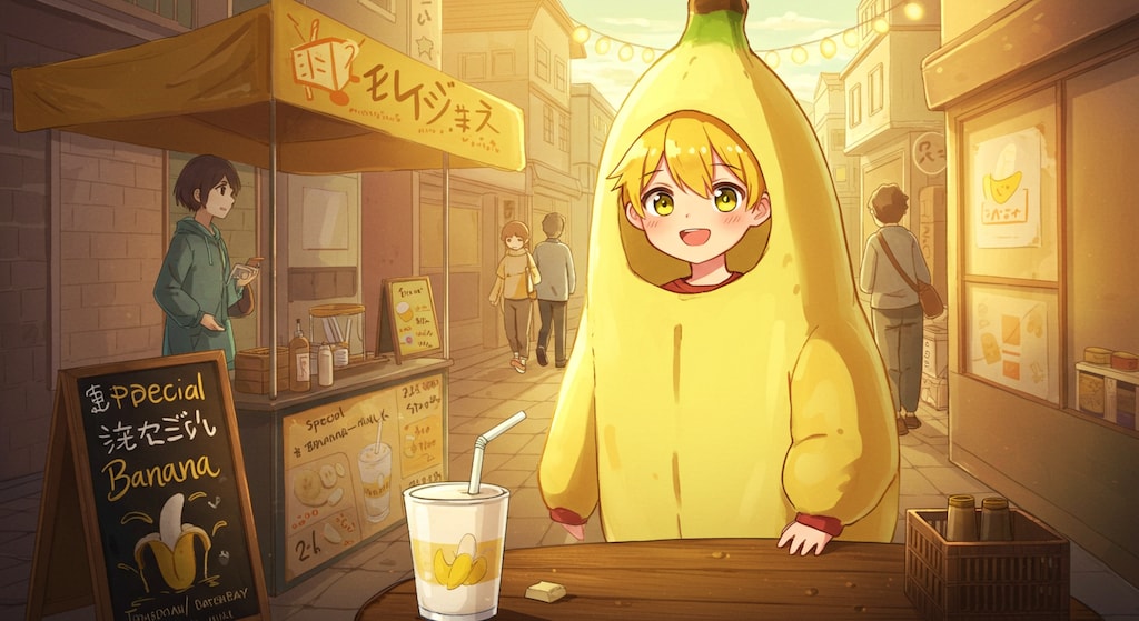 バナナミルクくん
