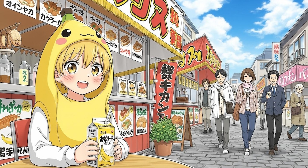 バナナミルクくん