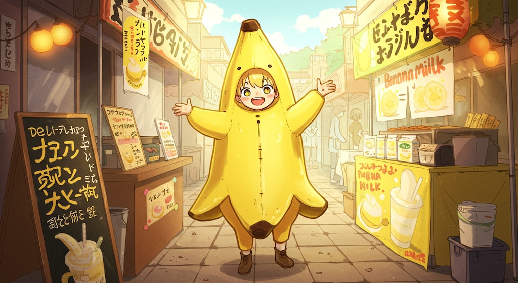 バナナミルクくん