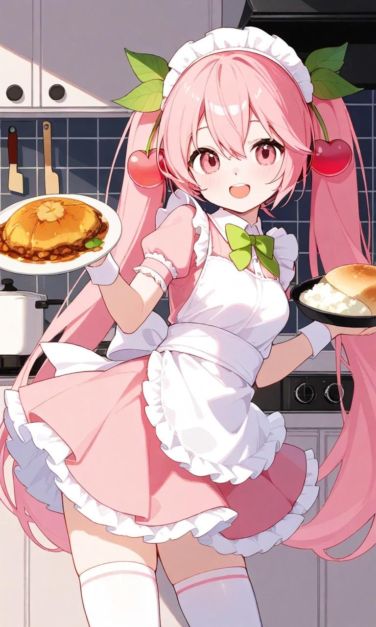 メイドの桜ミク