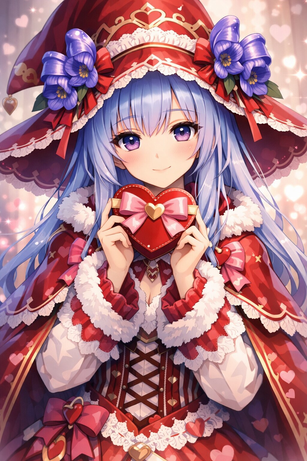 バレンタインと魔導師の女の子