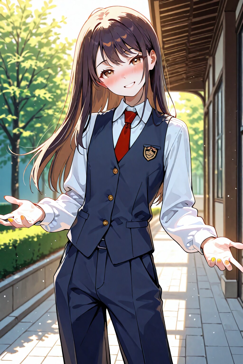男装ヒロイン！？ #もう珍しくない女子生徒のスラックス