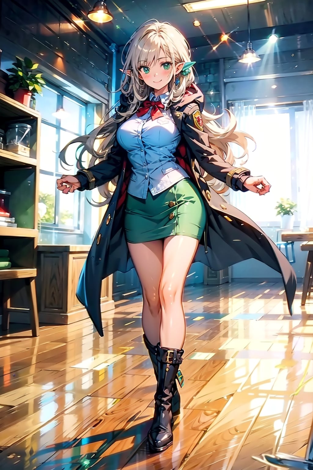 カジュアルなマント