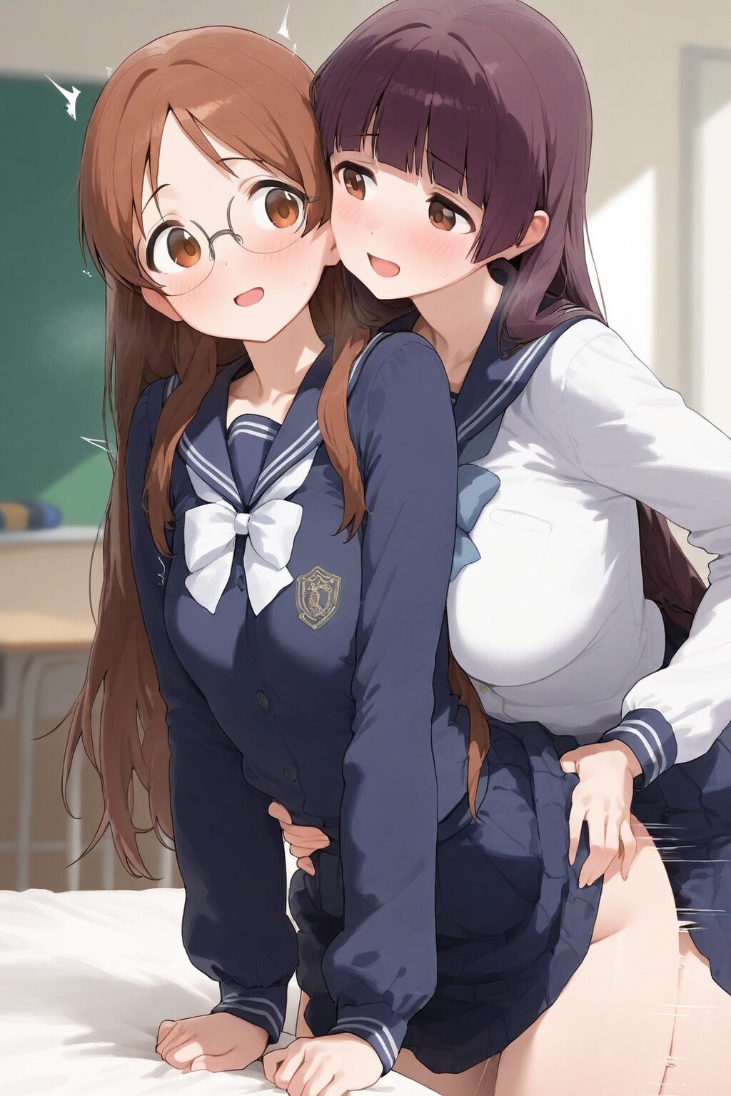 ねぇ、ねぇ、知ってる？次の授業の先生、お腹痛いんだって