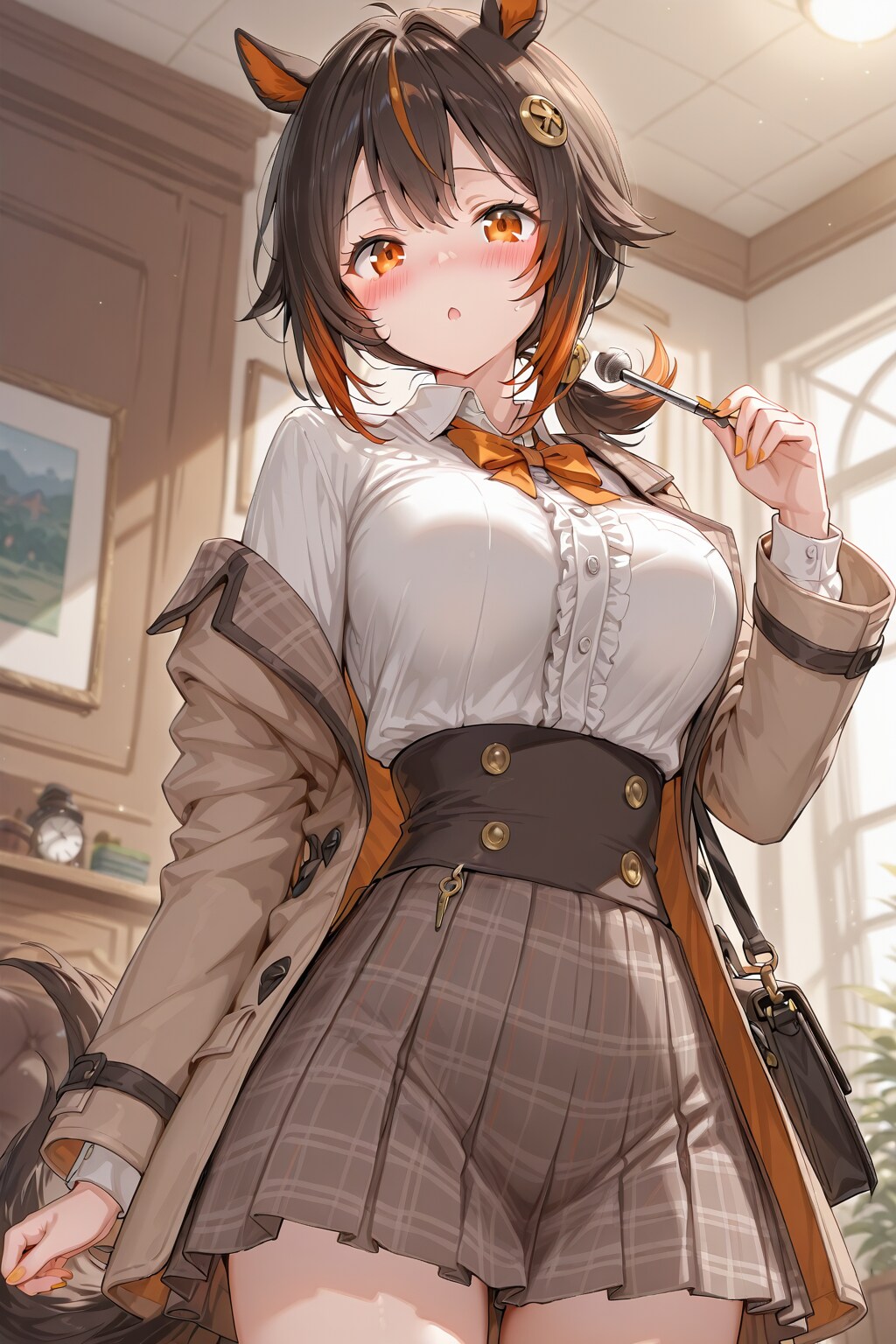 浮気調査をする探偵