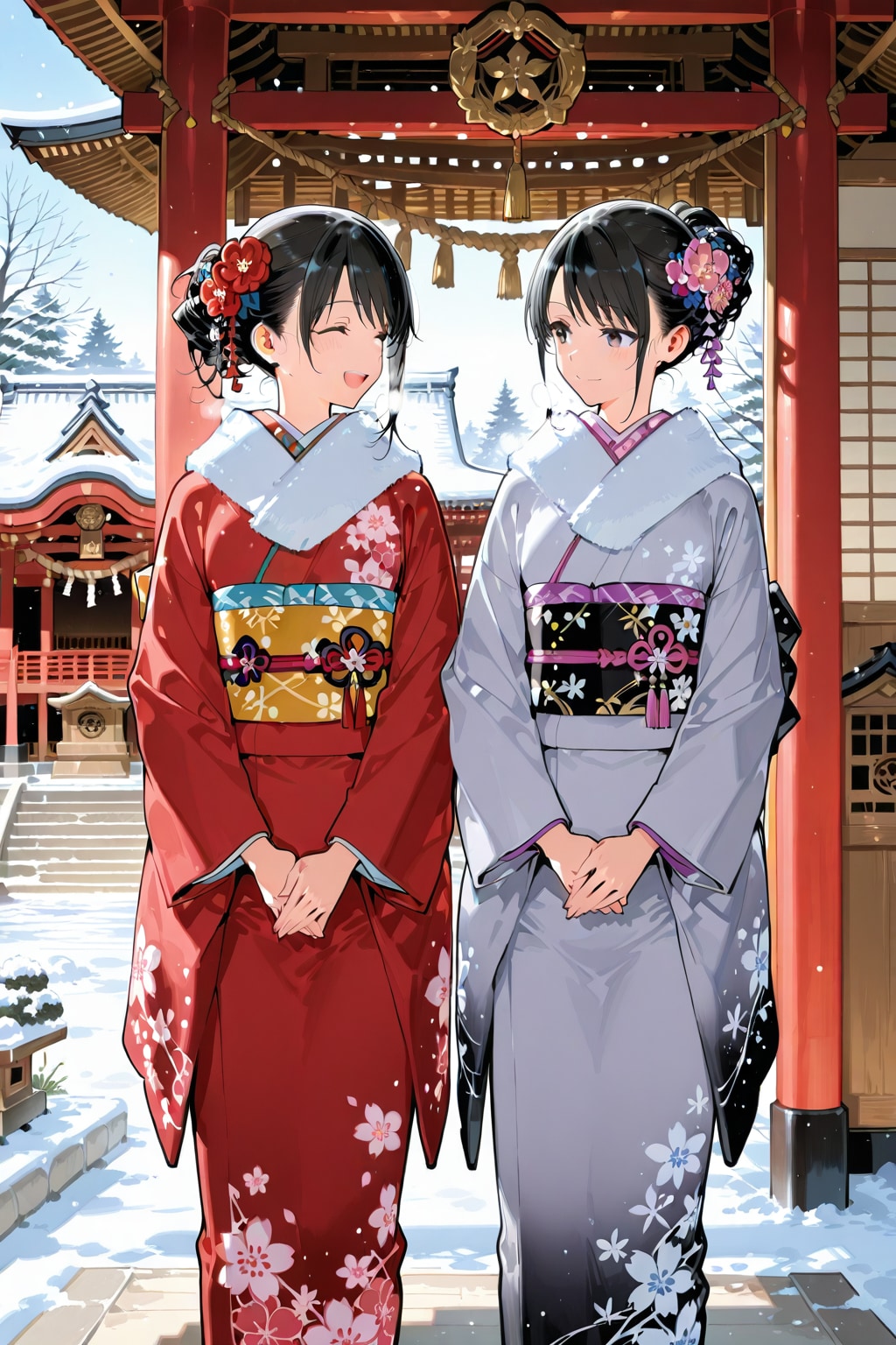 いい年でありますように | の人気AIイラスト・グラビア