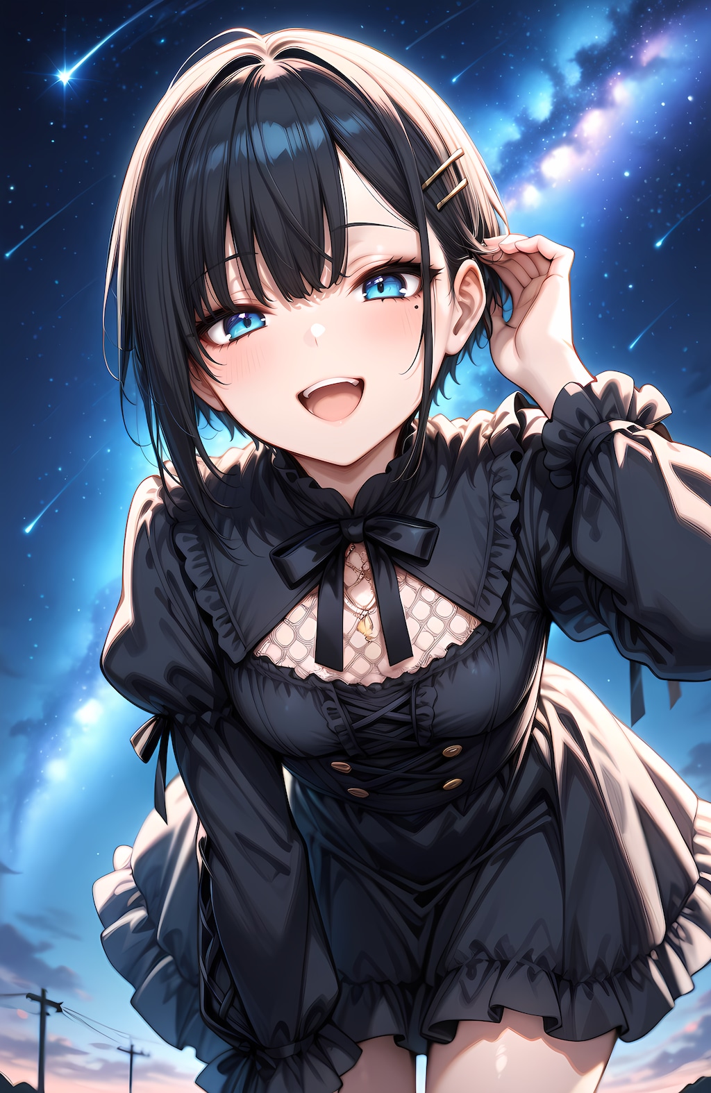 ゴスロリ少女と流星群