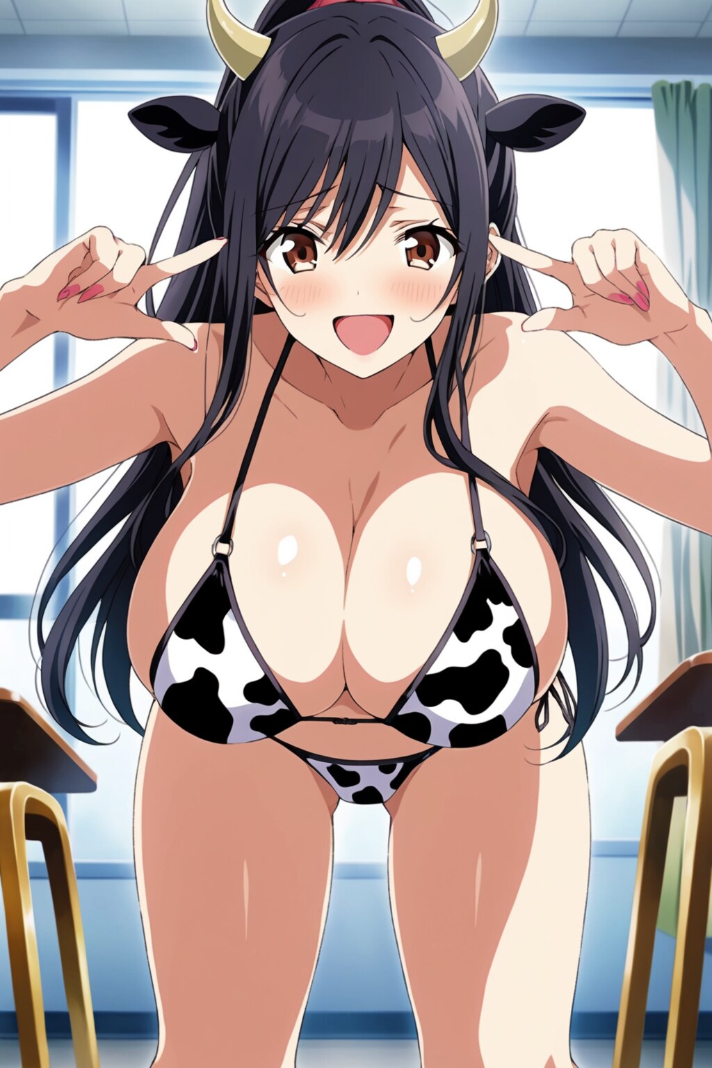 僕？お姉さんの乳搾りしたい？