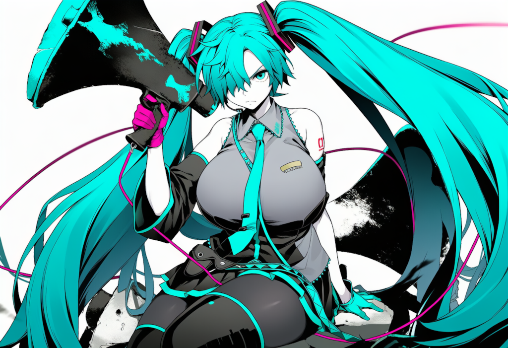 ボカロ　恋は戦争　初音ミク（爆乳版）