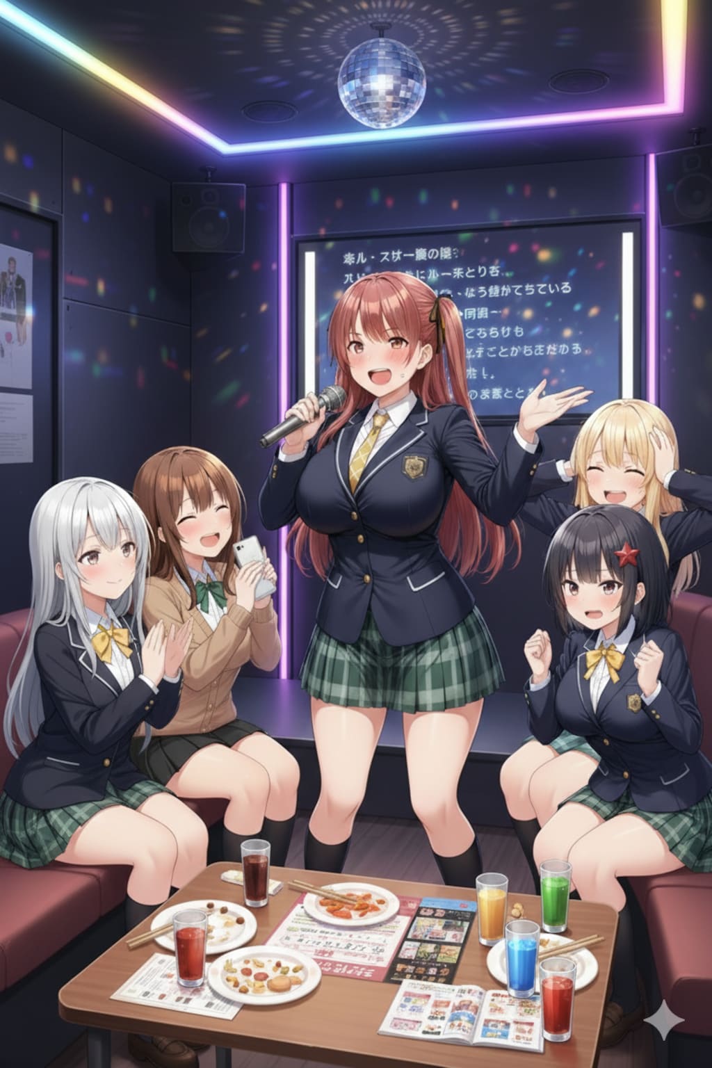 ズッ友5人でカラオケ