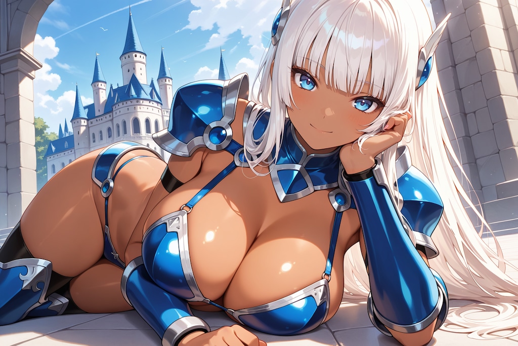 あらあら ……こんなセクシーな女騎士が目の前にいるのに……我慢できるの？