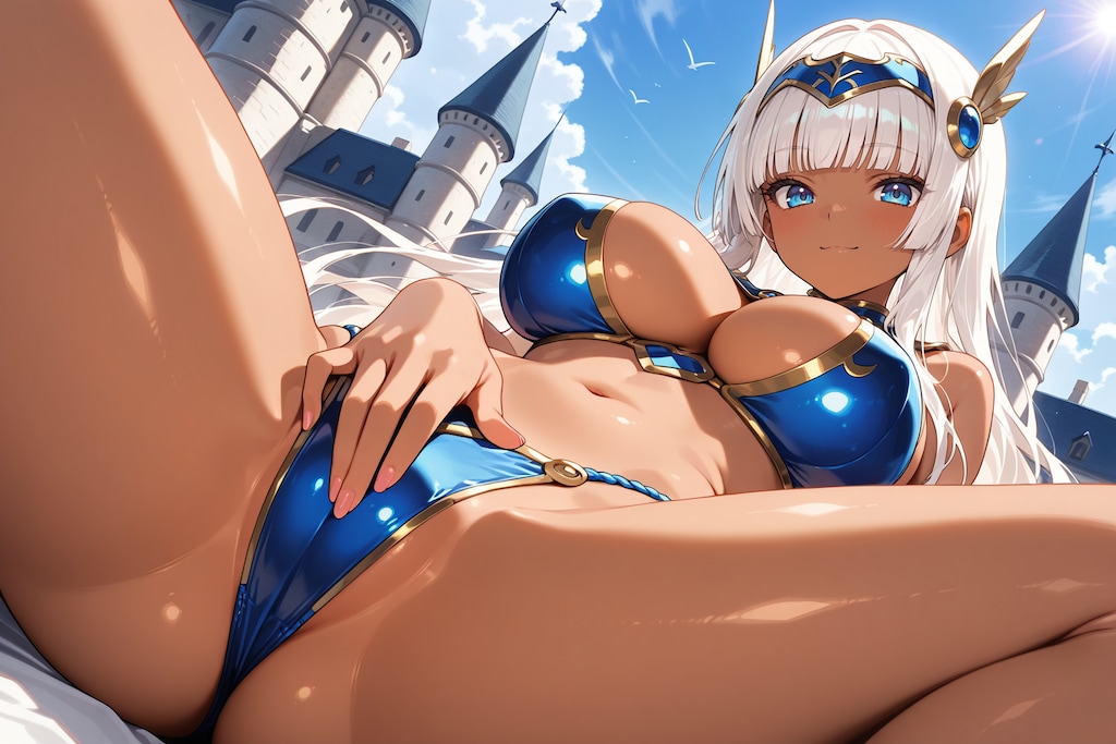 あらあら ……こんなセクシーな女騎士が目の前にいるのに……我慢できるの？