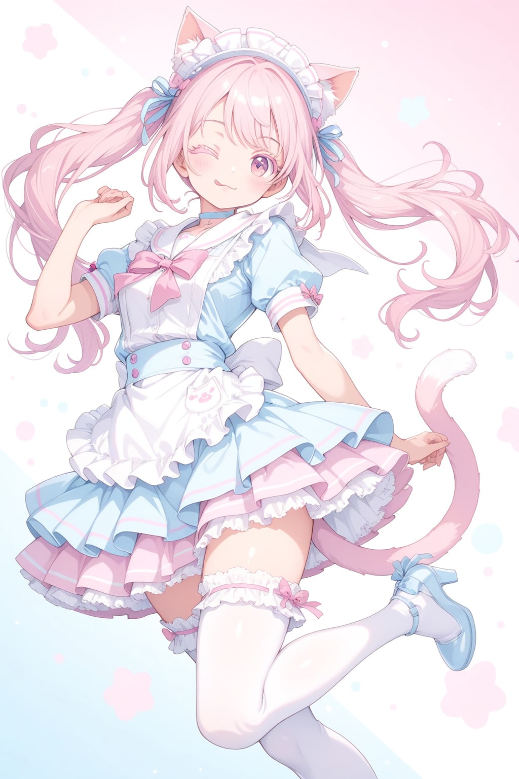 フリルのメイドさん