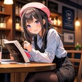 読書の合間の視線 6枚目