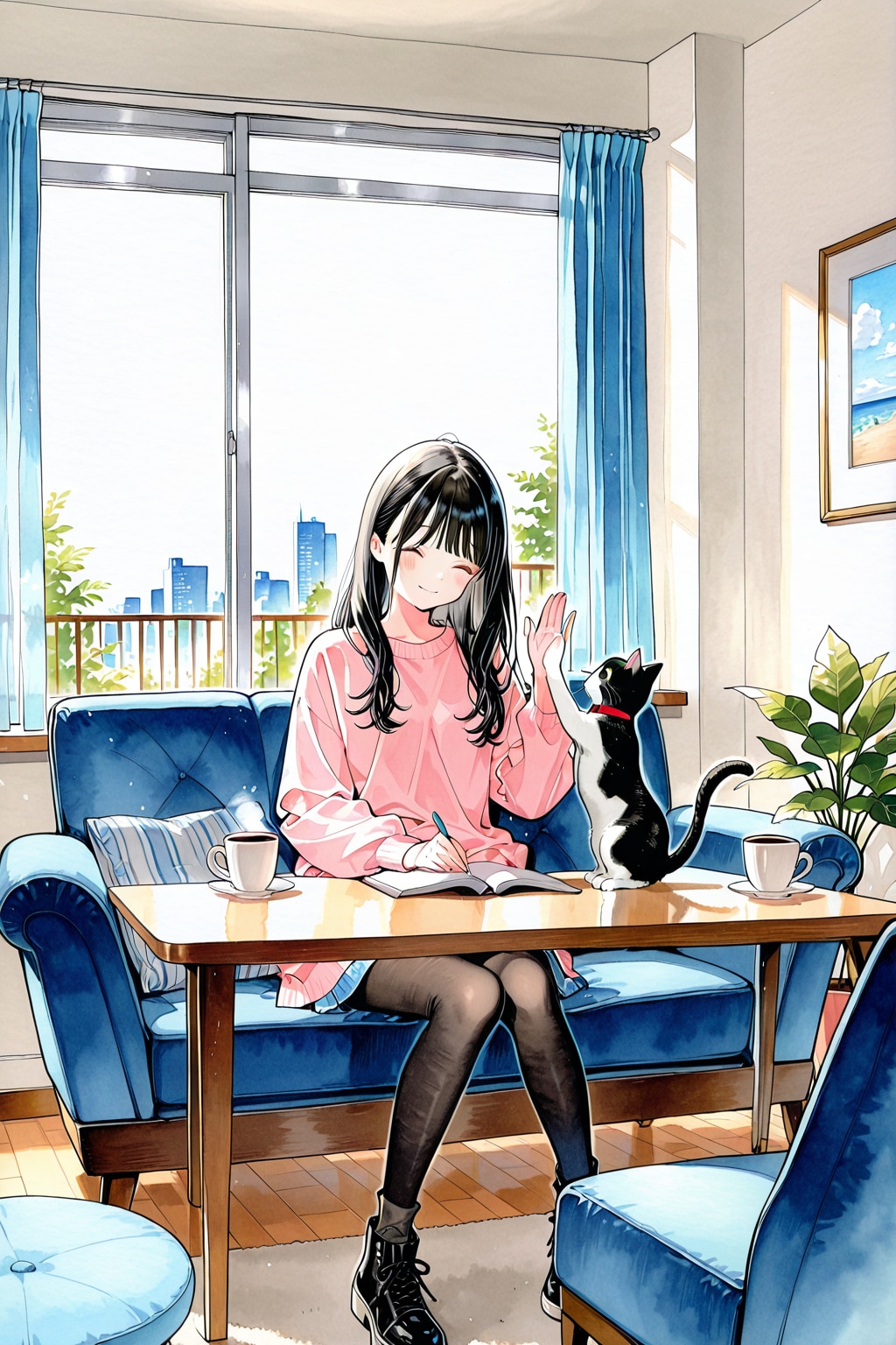 ハイタッチ(PHOENIX)(8) | の人気AIイラスト・グラビア