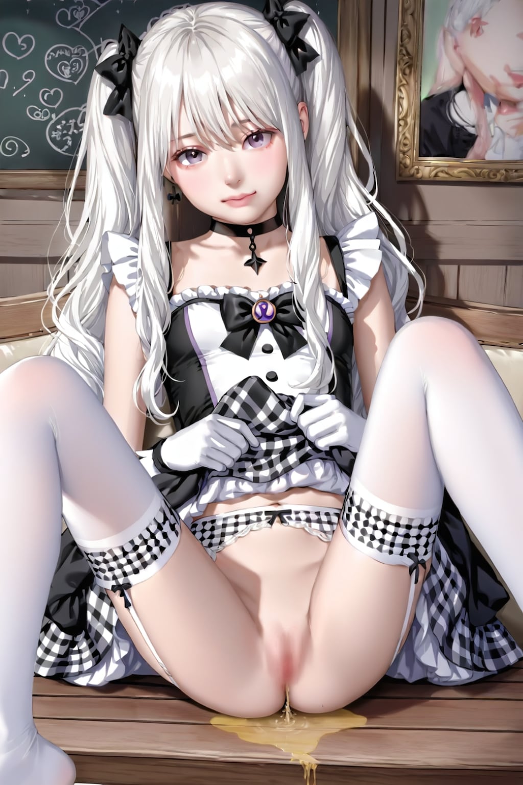 ビスクドールの様な少女のおしっこ